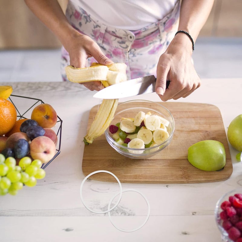 Estink Juicer Rubber Seal, 3/6Pcs White Rubber Sealing Gasket Replacement Parts Fit For Magic Blender 250W Model, Flat or Cross Blade, Juicer Blender Replacement Seals for Home - Image 3